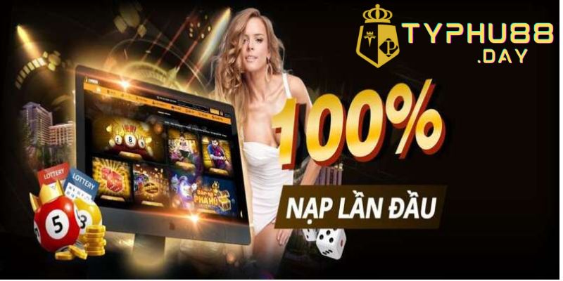 Khuyến Mãi Typhu88 - Đăng Ký Nhận Ngay Voucher 88k 3 Tặng ngay ưu đãi 100% tiền cược khi tham gia nạp lần đầu